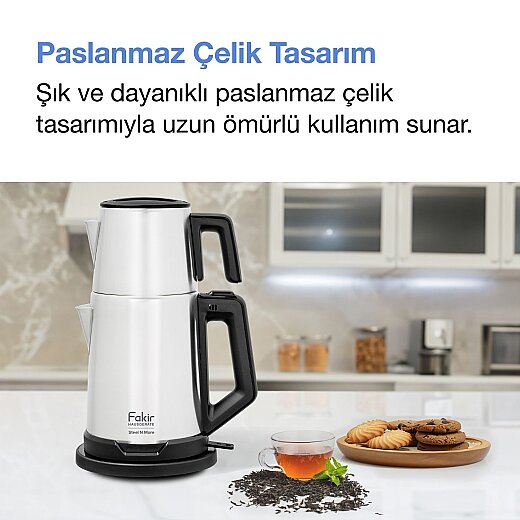 Fakir 41004097 Steel N More Inox Çay Makinesi - 2