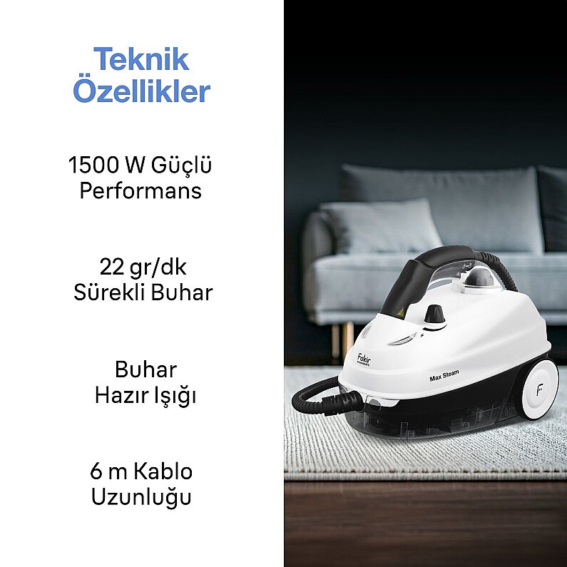 Fakir 41005250 Max Steam Buharlı Temizleyici - 12