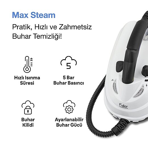 Fakir 41005250 Max Steam Buharlı Temizleyici - 13