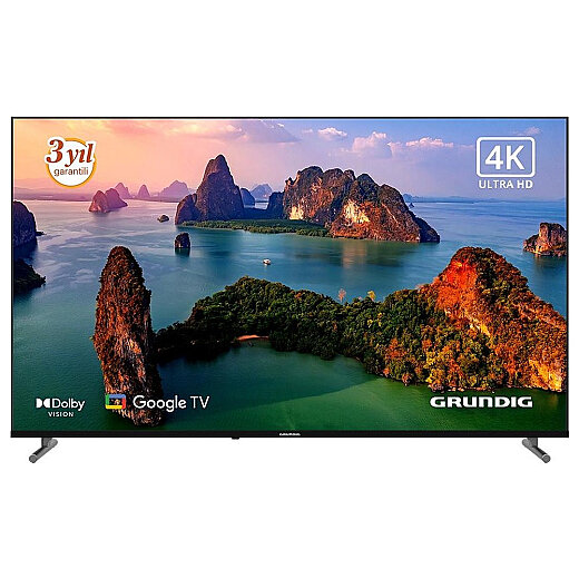 Grundig 65GKU750 65' 164 cm 4K UHD Google Smart TV Uydu Alıcılı
