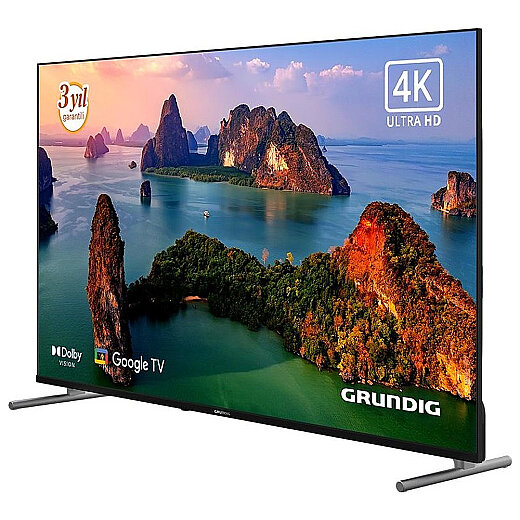 Grundig 65GKU750 65' 164 cm 4K UHD Google Smart TV Uydu Alıcılı - 3