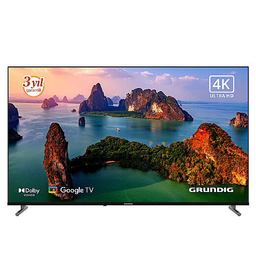 Grundig 75GKU750 75' 189 cm 4K UHD Google Smart TV Uydu Alıcılı
