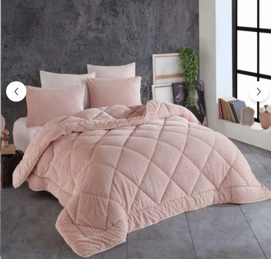 Hobby Premium Soft 180X220 Yorgan Seti Pudra T.K. - 1