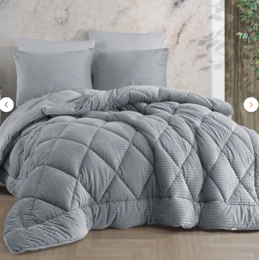 Hobby Premium Soft 240X220 Yorgan Seti A.Gri Ç.K. - 1