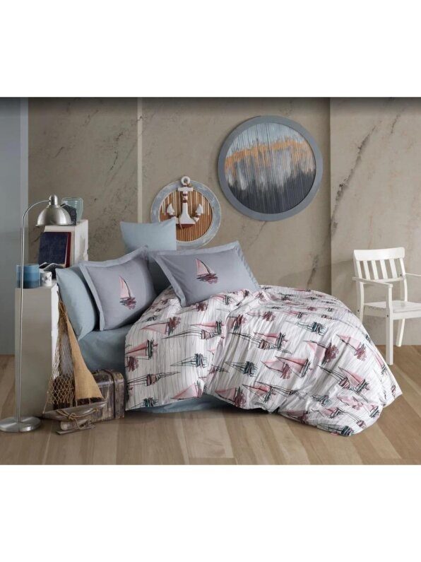 Hobby Ranforce Milena Pembe Çift Kişilik Nevresim Takımı - 1