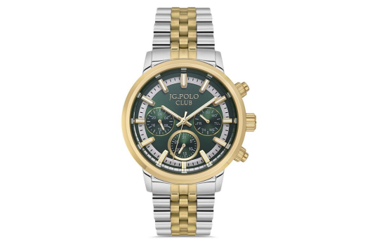 Jg.Polo Club JPC.0126 G11940M.2 Fonksiyonlu Metal Kol Saati - Jg.Polo Club