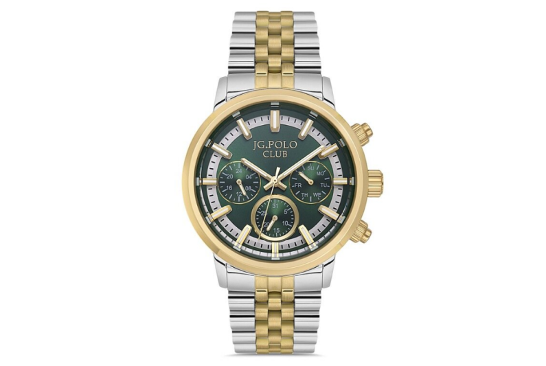 Jg.Polo Club JPC.0126 G11940M.2 Fonksiyonlu Metal Kol Saati - 1