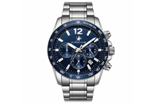 Jg.Polo Club JPC.0126 G11943M.4 Fonksiyonlu Metal Kol Saati - Jg.Polo Club