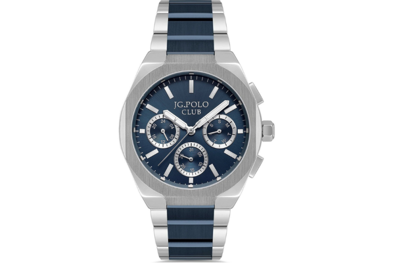 Jg.Polo Club JPC.0126 S04585M.4 Fonksiyonlu Metal Kol Saati - 1