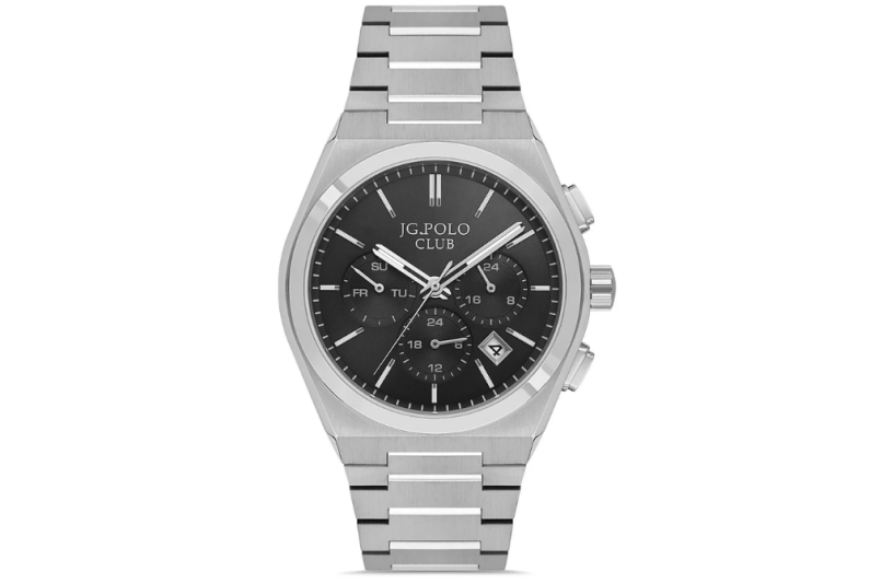 Jg.Polo Club JPC.1225 S04436M.4 Fonksiyonlu Metal Kol Saati - 1