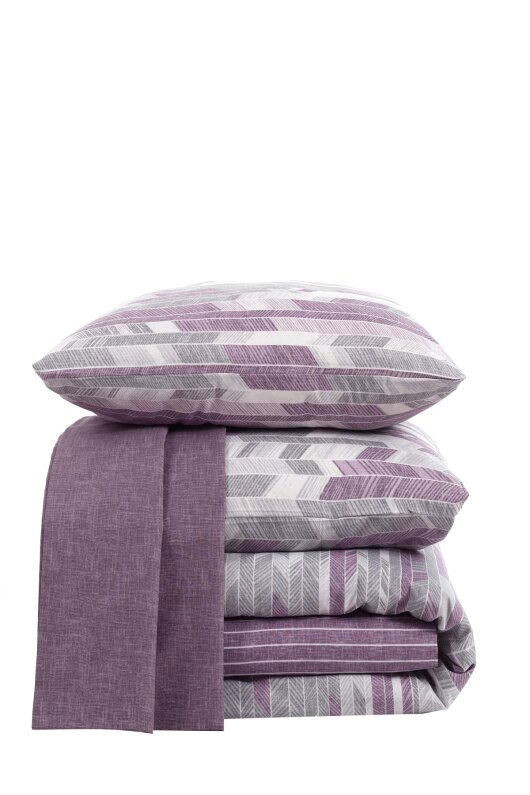 Kobyen Barry Nevresim Takımı Mürdüm Ç.K. - 2