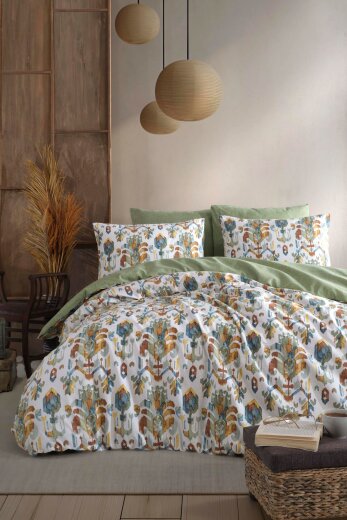 Kobyen Edna Nevresim Takımı Olive Ç.K. - Kobyen