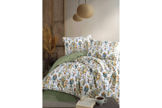 Kobyen Edna Nevresim Takımı Olive Ç.K. - 2