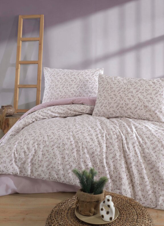 Kobyen Karmen Nevresim Takımı Mürdüm Ç.K. - 2