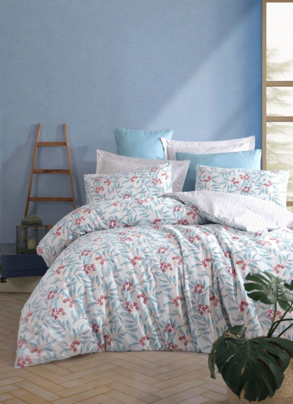 Kobyen Sharon Nevresim Takımı Blue Ç.K. - 1