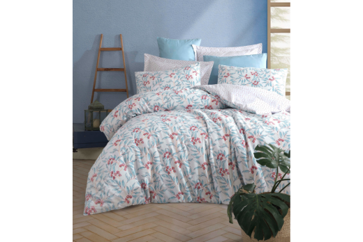 Kobyen Sharon Nevresim Takımı Blue Ç.K. - Kobyen