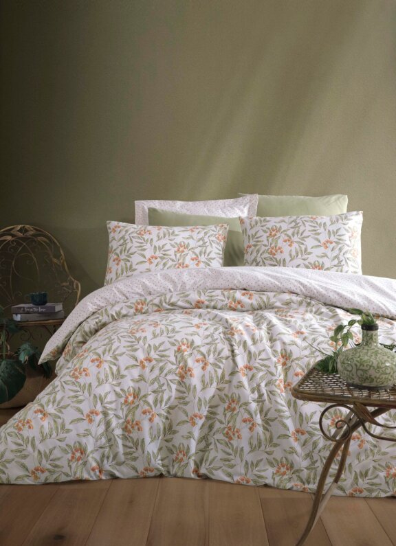 Kobyen Sharon Nevresim Takımı Olive Ç.K. - 1