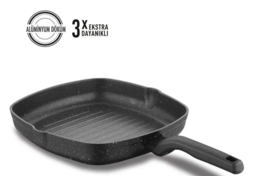 Korkmaz A1120 Ornello Kare Grıll Tava 28x28 - Korkmaz