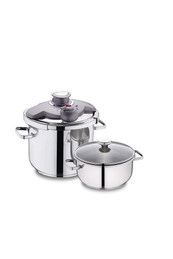 Korkmaz A175 Aqua 4 Prç Düdüklü Tencere - Korkmaz