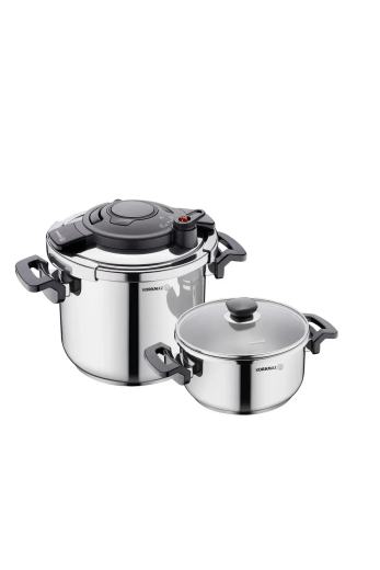 Korkmaz A178 Alessa 4 Parça Düdüklü Tencere Seti - 3