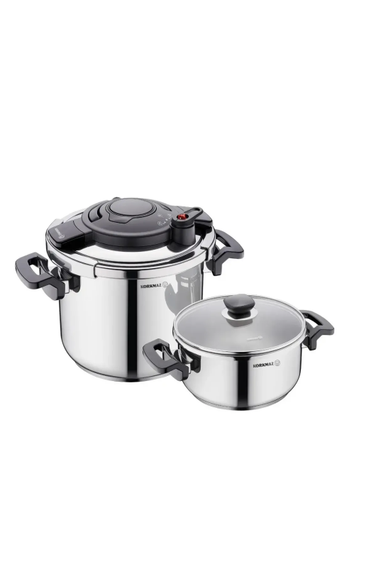 Korkmaz A178 Alessa 4 Parça Düdüklü Tencere Seti - 3