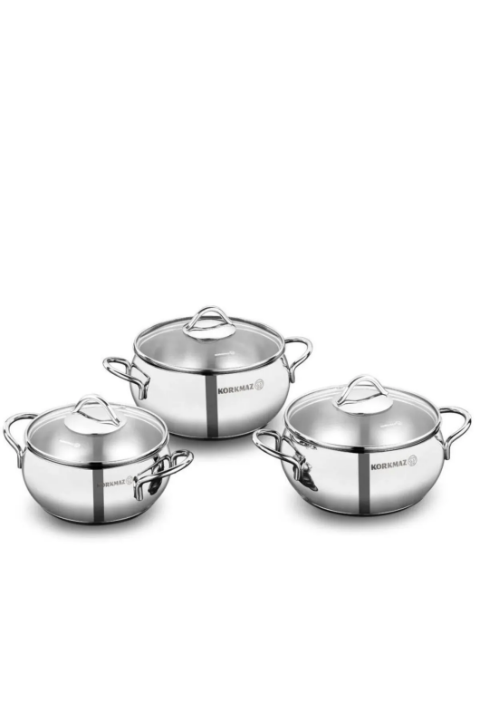 Korkmaz A1801 Tencere Seti Tombik Junior - 1