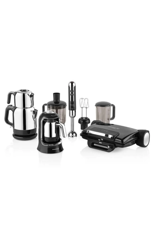 Korkmaz A1818 Nero 14 Parça Elektro Set - 1