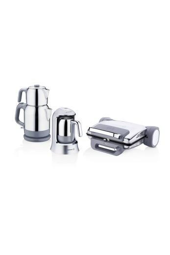 - Korkmaz A1858 Inox 7 Parça Elektro Set  - Korkmaz A1858 Inox 7 Parça Elektro Set