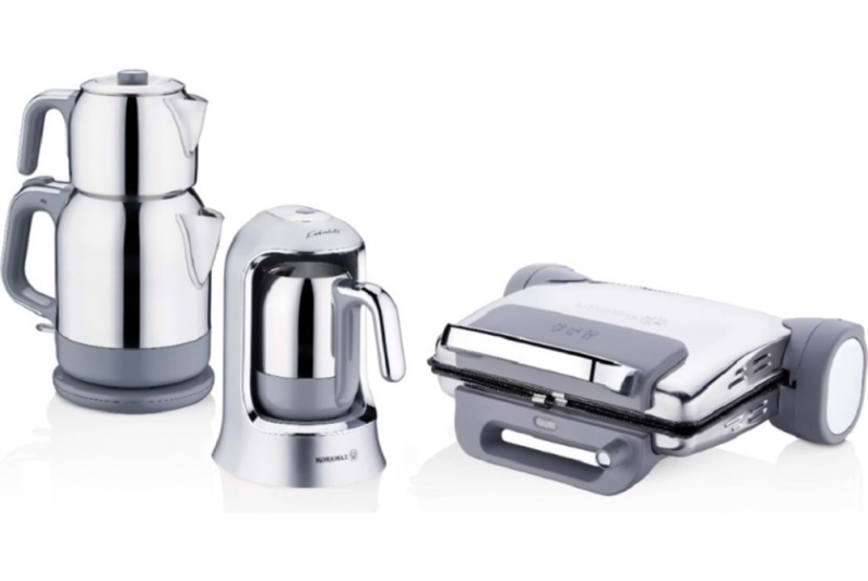 Korkmaz A1858 Inox 7 Parça Elektro Set - 1