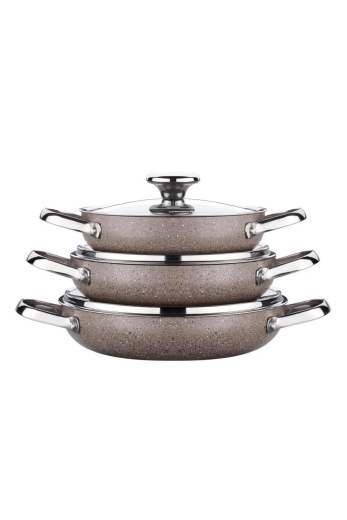 - Korkmaz A2920 Browni 6 Parça Omlet Set  - Korkmaz A2920 Browni 6 Parça Omlet Set