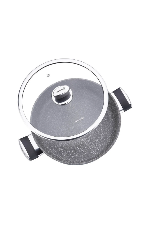 Korkmaz A3906 Palma Kısa Tencere 26x7 - 2