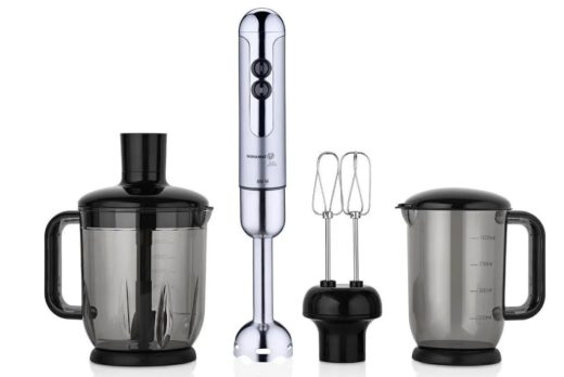 Korkmaz A447-12 Mia Mega Blender Set İnox Krom - Korkmaz