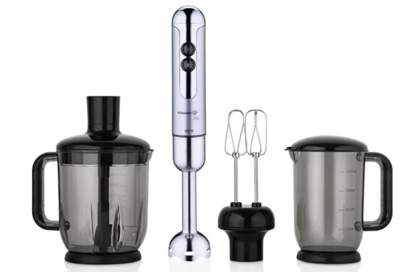Korkmaz A447-12 Mia Mega Blender Set İnox Krom - 1