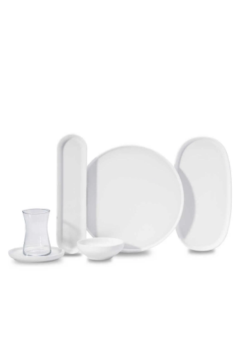 Korkmaz A8700-1 Luna Coll 25 P. Kahvaltı Takımı - Korkmaz