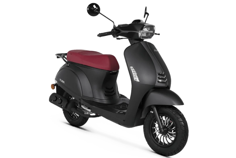 Kuba Bluebird Pro 50 İki Tekerlekli Motorlu Bisiklet Siyah (Mat) - 1