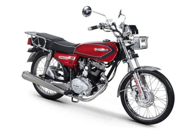 Kuba Çita 50-R Pro Gold Motosiklet Kırmızı (72 Tel Jant) - 1
