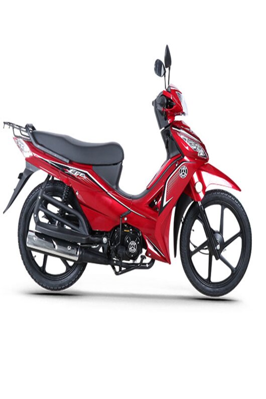 Kuba Ege50-Y İki Tekerlekli Moped Motosiklet Kırmızı
