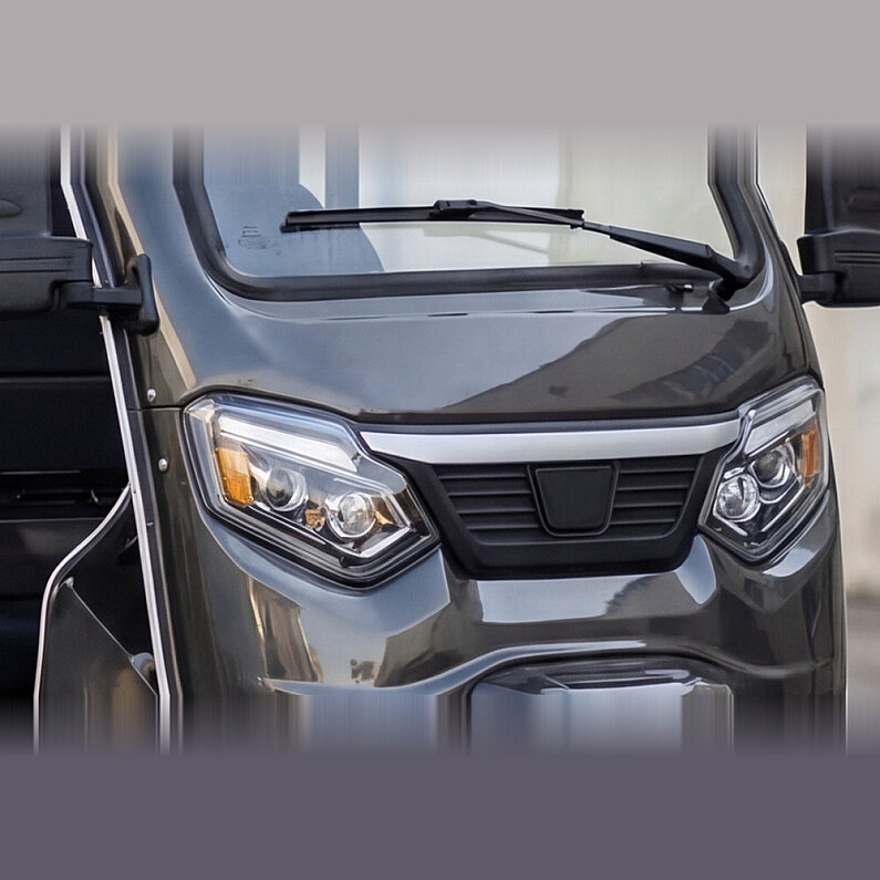 Kuba Light Cargo T-08 Elektrikli 3 Tekerlekli Kasalı Motorlu Bisiklet Gri (Koyu Gri) - 2