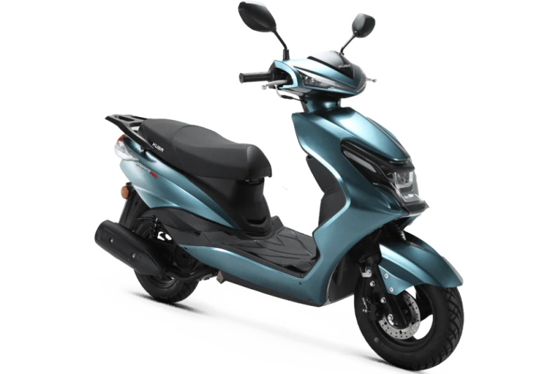 Kuba Space 50 Max Motosiklet Yeşil - 1