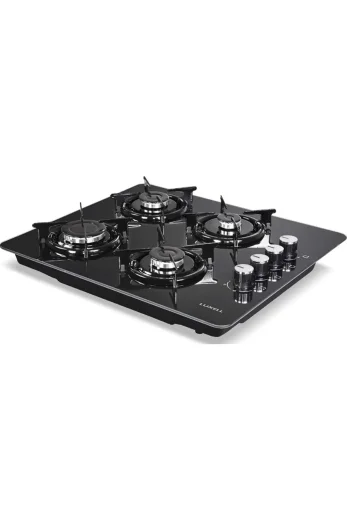 Luxell LX-40 TSHDF Siyah Cam Set Üstü Ocak Ng - 1