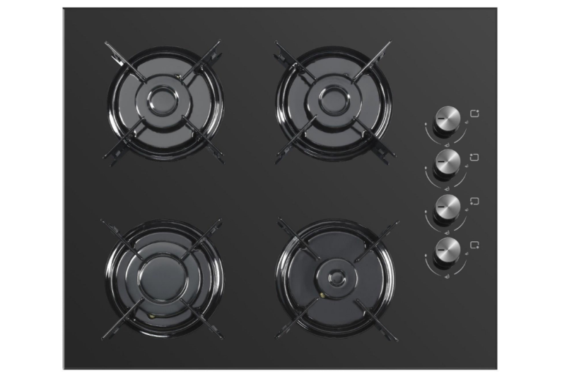 Luxell LX-40 TSHDF Siyah Cam Set Üstü Ocak Ng - 1