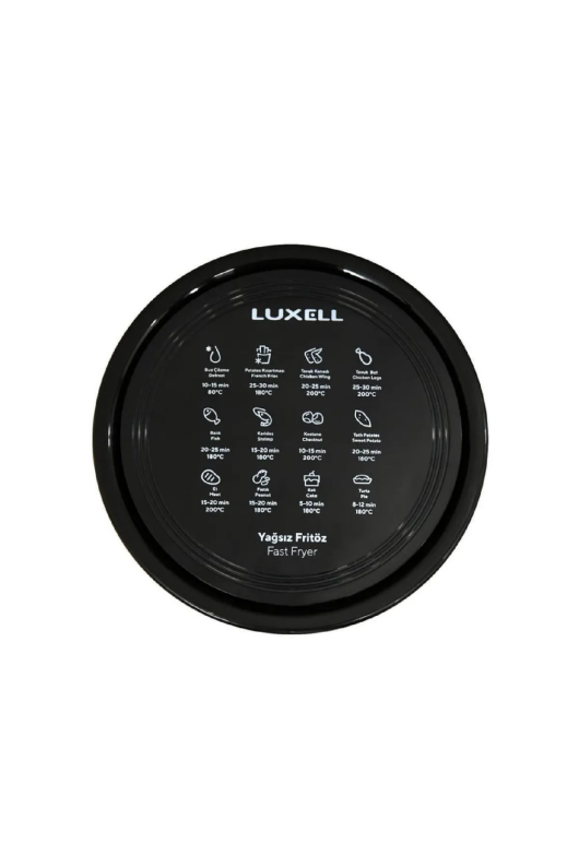Luxell Lxfc-5130 Fast Fryer 5,5lt Yağsız Hava Fritözü Airfryer Black - 3