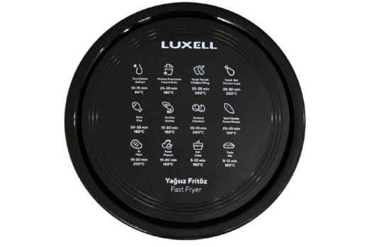 Luxell Lxfc-5130 Fast Fryer 5,5lt Yağsız Hava Fritözü Airfryer Black - 3