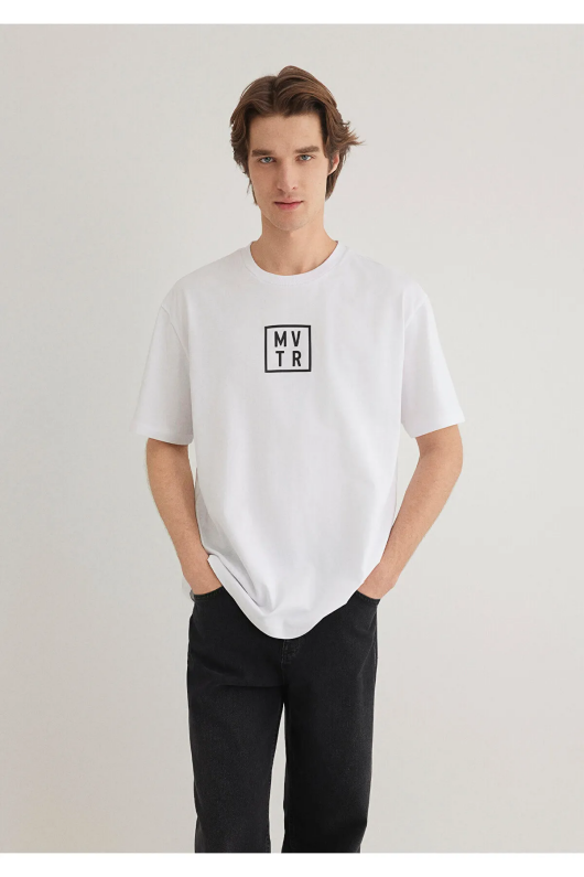 Mavi 0612004-620 Erkek Logo Tshirt