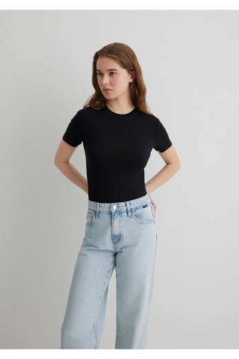 Mavi 1600963-900 Yuvarlak Yaka Bayan Tshirt - 3