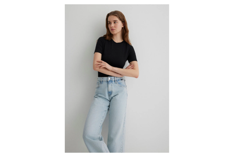 Mavi 1600963-900 Yuvarlak Yaka Bayan Tshirt - 1