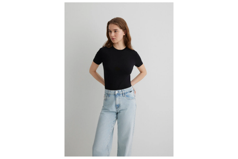 Mavi 1600963-900 Yuvarlak Yaka Bayan Tshirt - 3