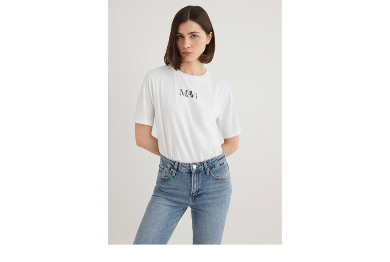 Mavi 1611594-620 Bayan Mavi Logo Tshirt - 2