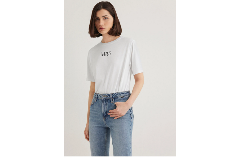 Mavi 1611594-620 Bayan Mavi Logo Tshirt - 3