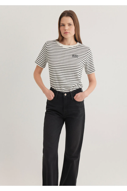 Mavi 1612224-85143 Bayan Logo Tshirt - 1